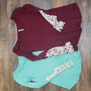 2-Pack Womens Long Sleeve Shirts